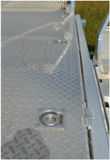 Aluminum 4-Box Utility - Flush Mount Tie Downs